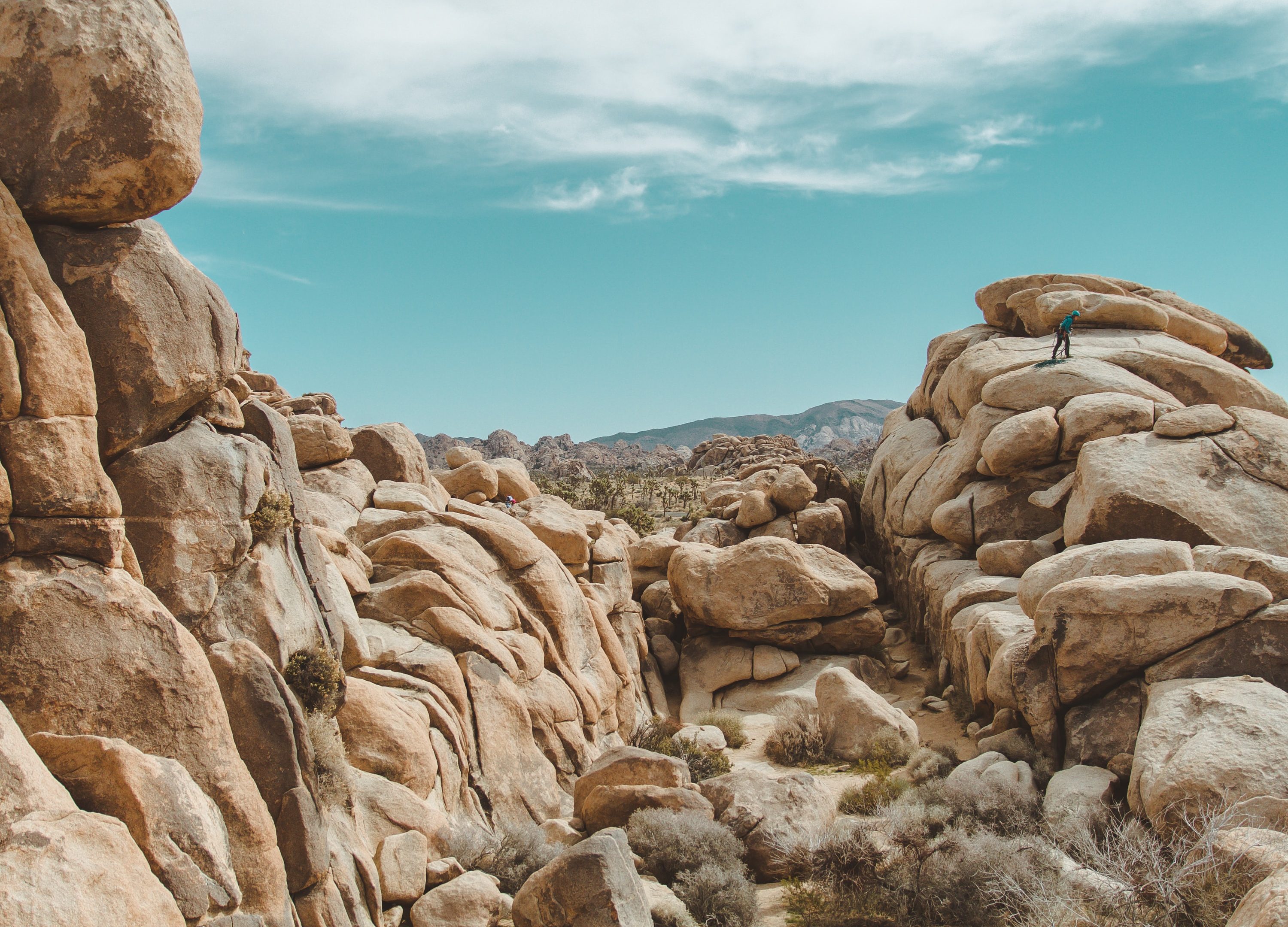 gray rocks under cloudy sky