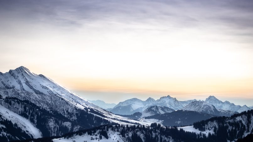 aerial photography of snow capped mountain during daytime