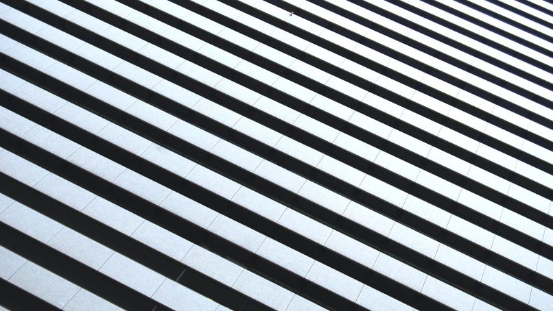 white and black striped illustration