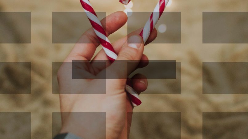 candy heart cane — Samsung Frame TV art