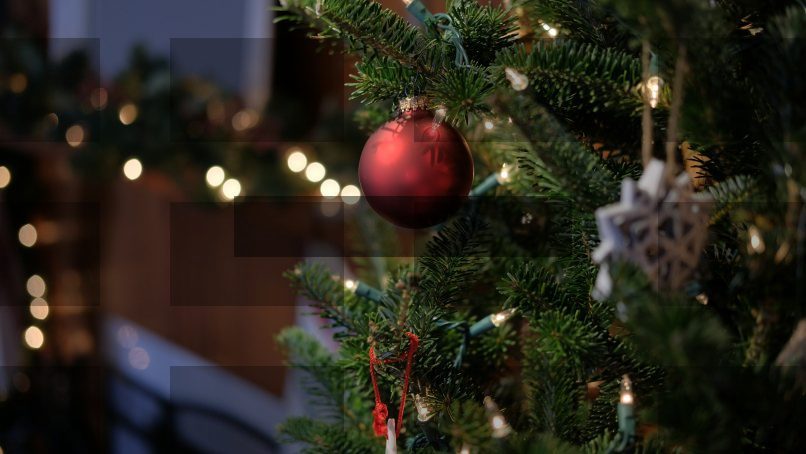 shallow focus of bauble ball — Samsung Frame TV art