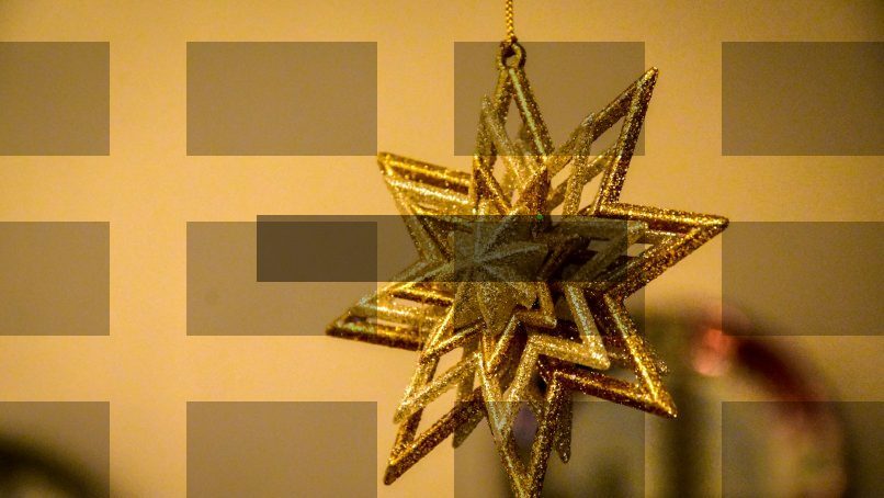 gold star ornament — Samsung Frame TV art