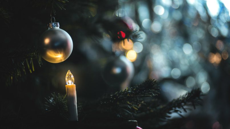 hanging bauble at tree