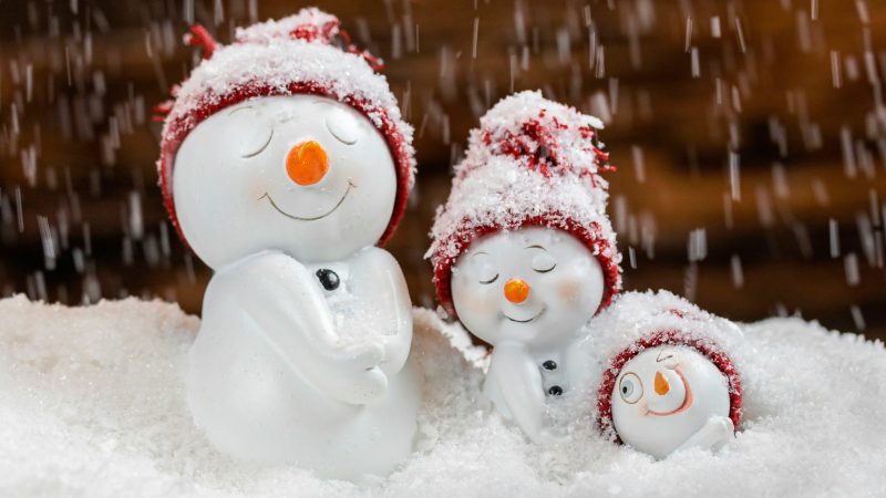 snowman with red and white hat — Samsung Frame TV art