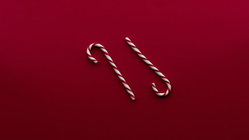 two candy canes — Samsung Frame TV art