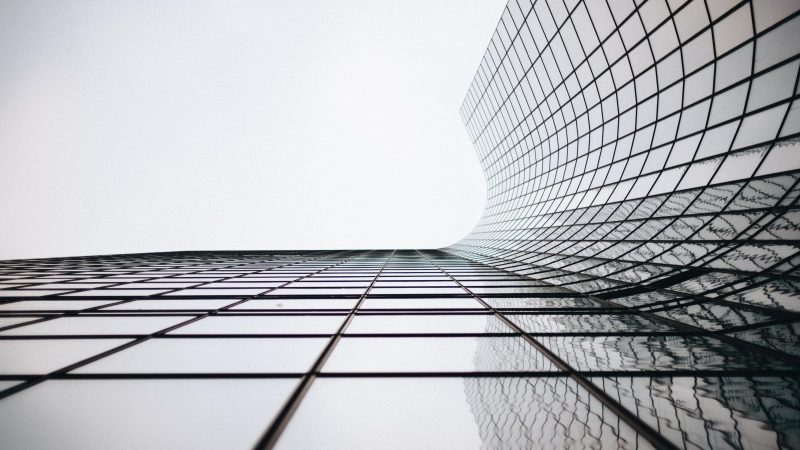 Tall Building in Black and White — Samsung Frame TV art