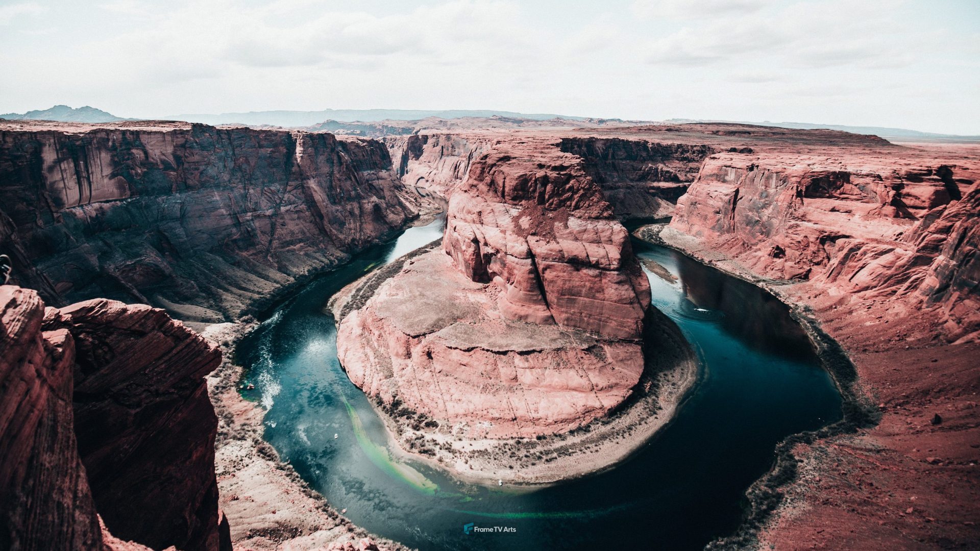 Horseshoe bend of the Colorado river — Samsung Frame TV art