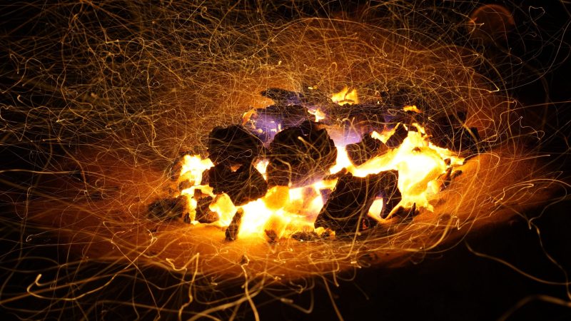 Flame Spark — Samsung Frame TV art