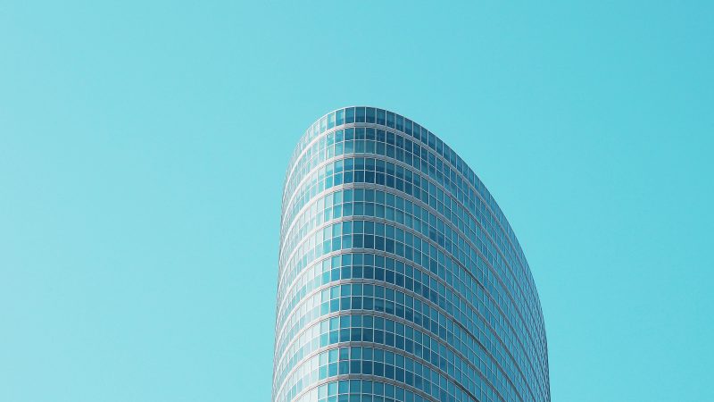 Glass Panel Building — Samsung Frame TV art