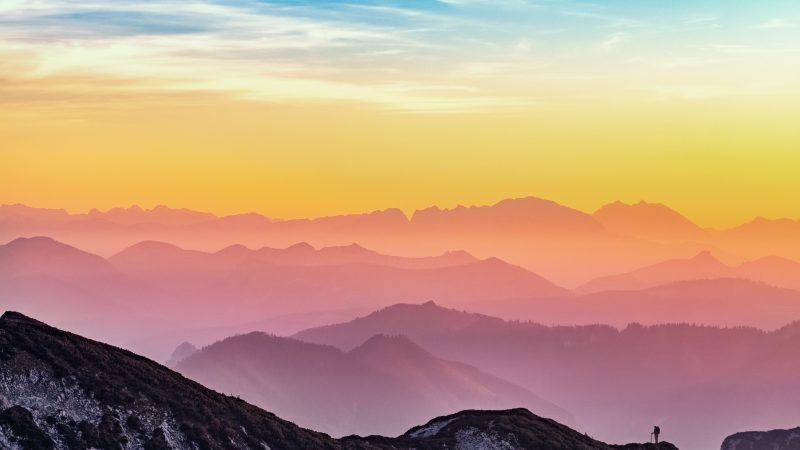 landscape photography of mountains — Samsung Frame TV art