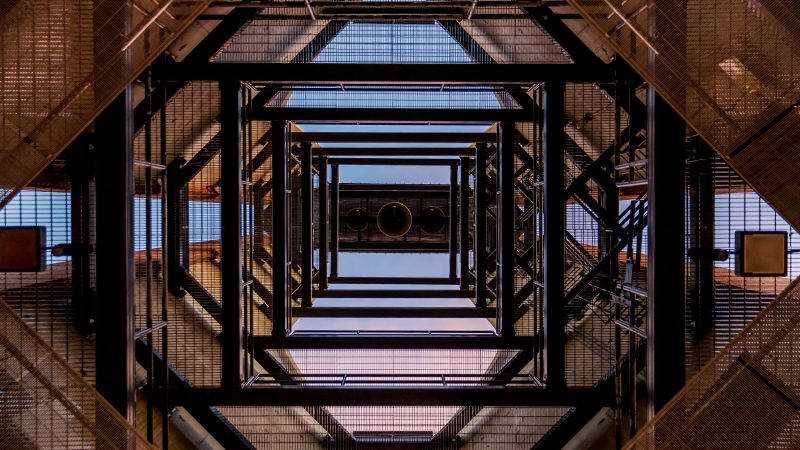 Iron Structure of Tower — Samsung Frame TV art