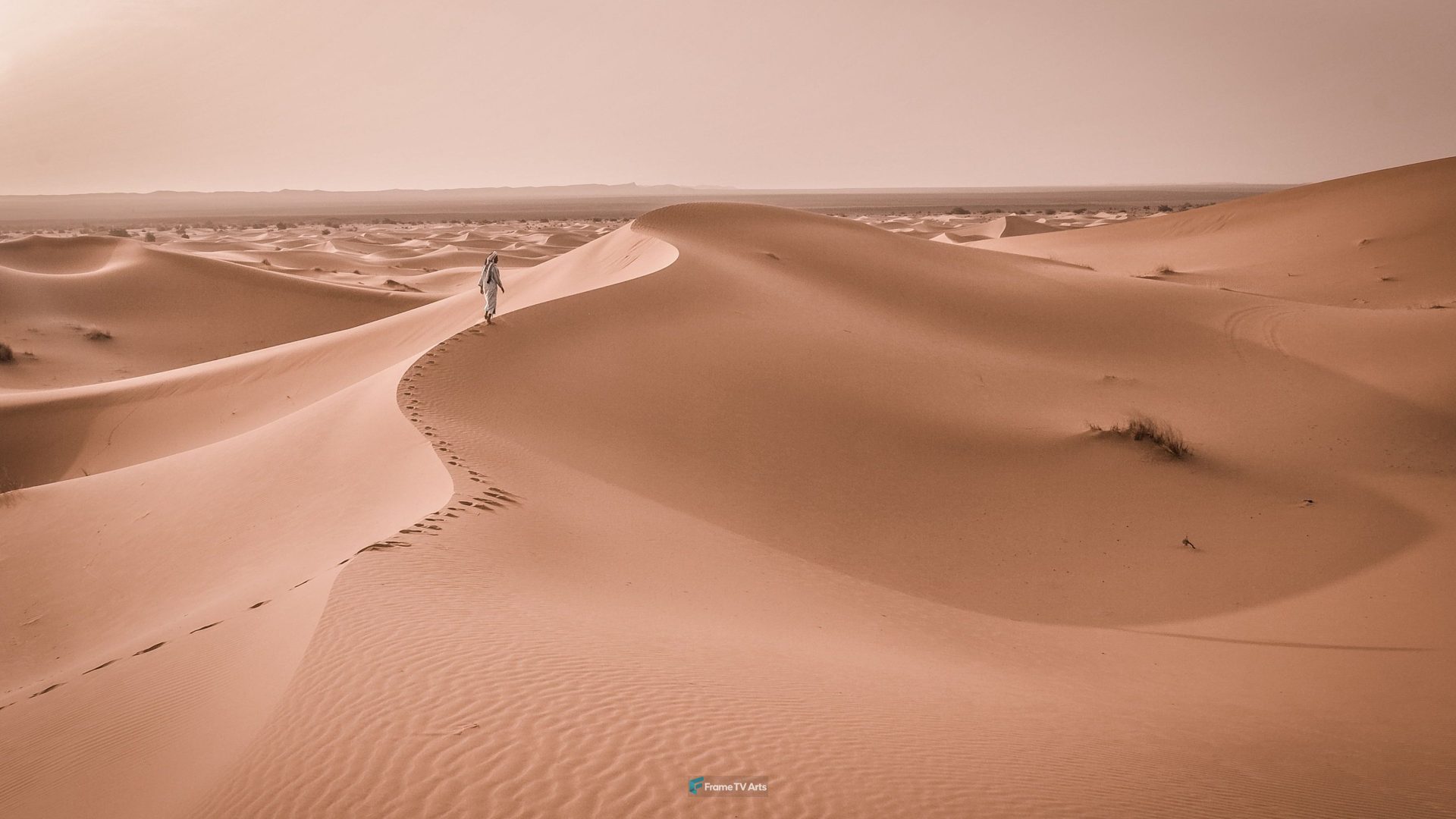 Arab Man Walking on Desert — Samsung Frame TV art
