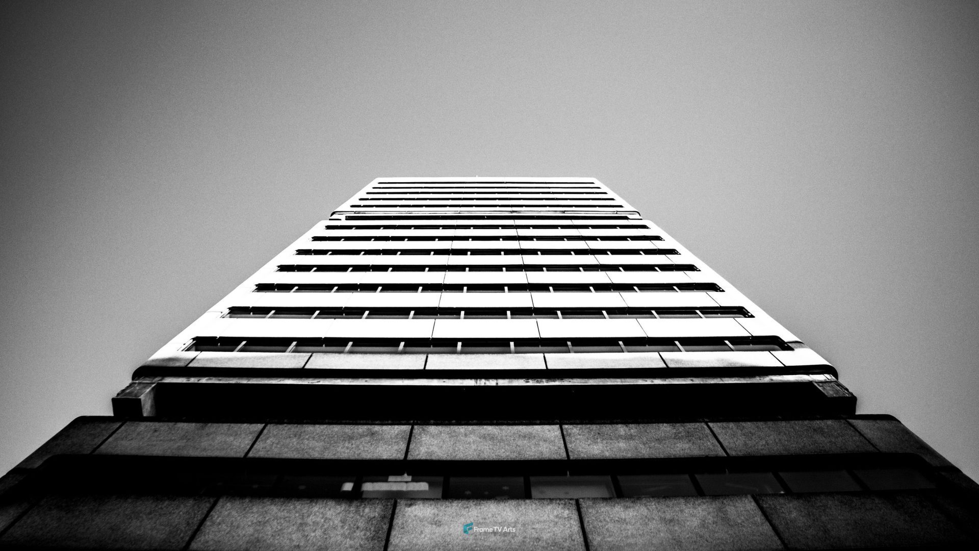 Building From Down – Black and white — Samsung Frame TV art
