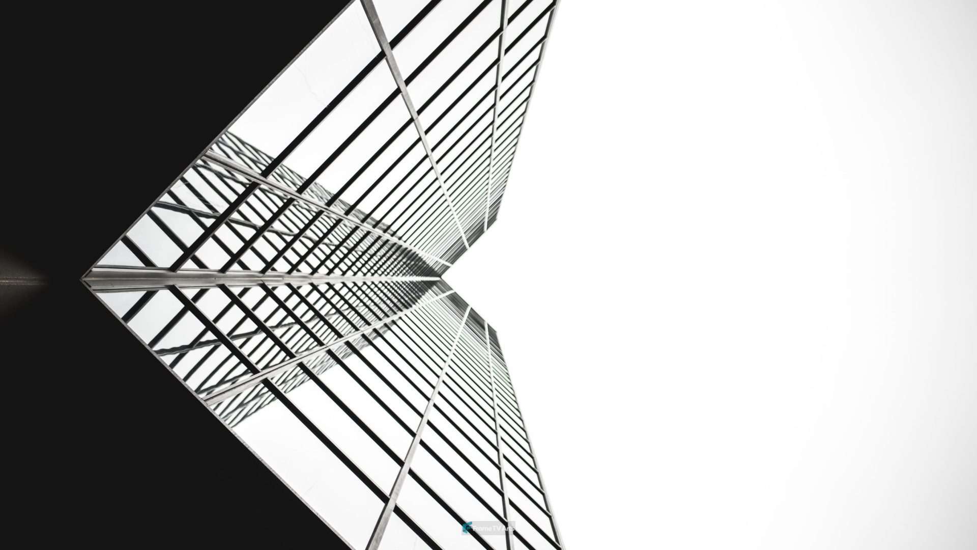 Glass Building with Reflection — Samsung Frame TV art