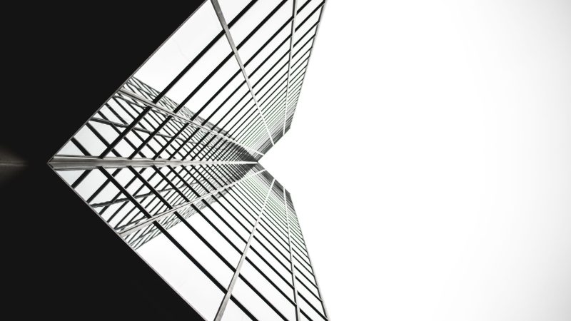 Glass Building with Reflection — Samsung Frame TV art