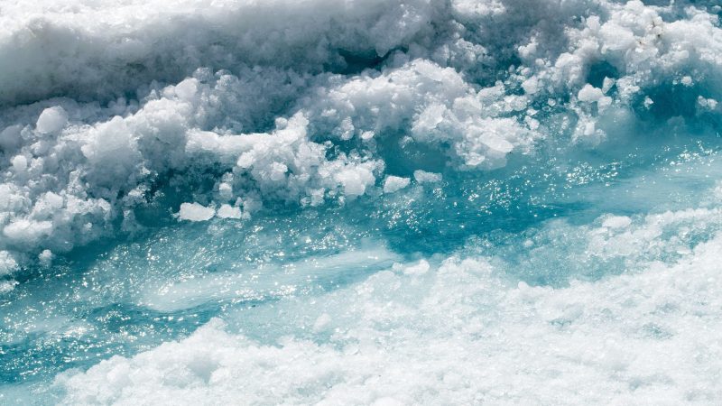 Ice on River — Samsung Frame TV art
