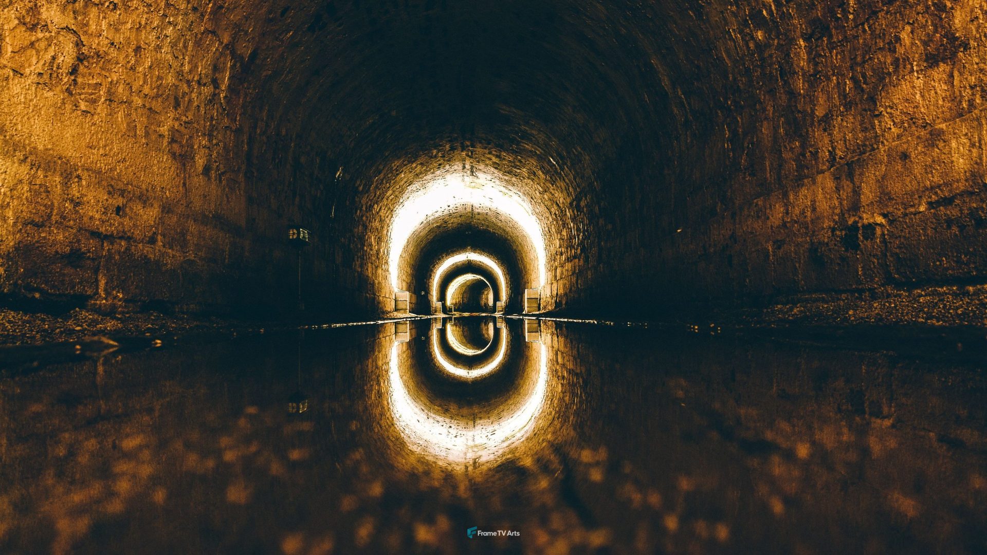 Tunnel with Light Reflection — Samsung Frame TV art