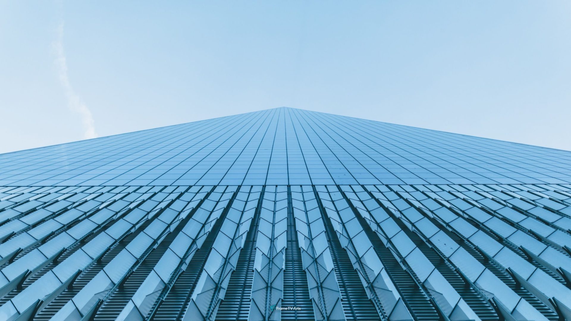 Glass Tower – From Below — Samsung Frame TV art