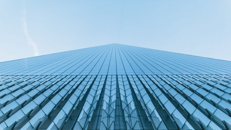Glass Tower – From Below — Samsung Frame TV art
