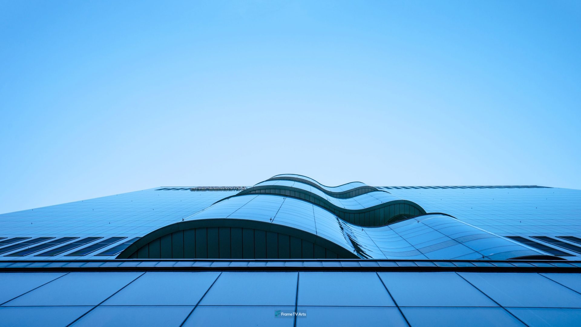 Curved Windows of Building — Samsung Frame TV art