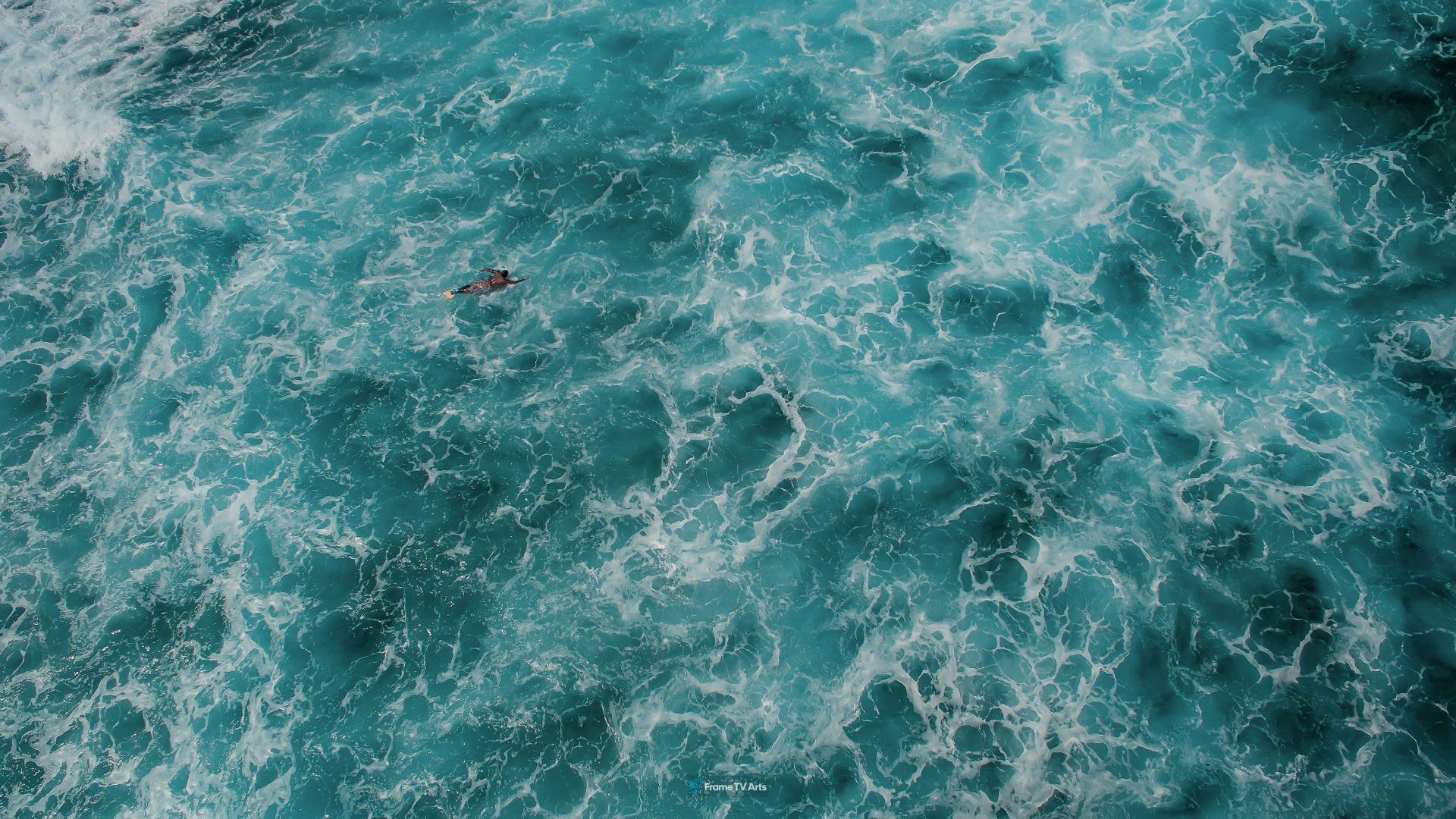 Surfer in Ocean — Samsung Frame TV art