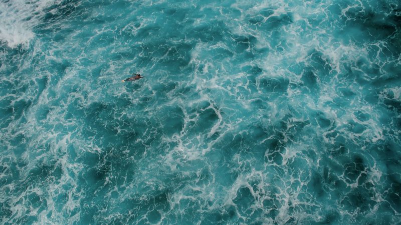 Surfer in Ocean — Samsung Frame TV art