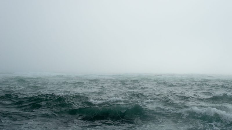 Turbulent ocean — Samsung Frame TV art