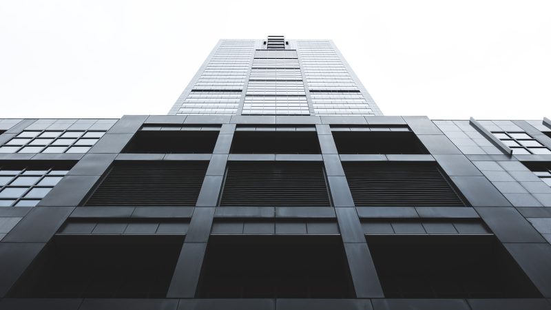 Building Facade – From Below — Samsung Frame TV art