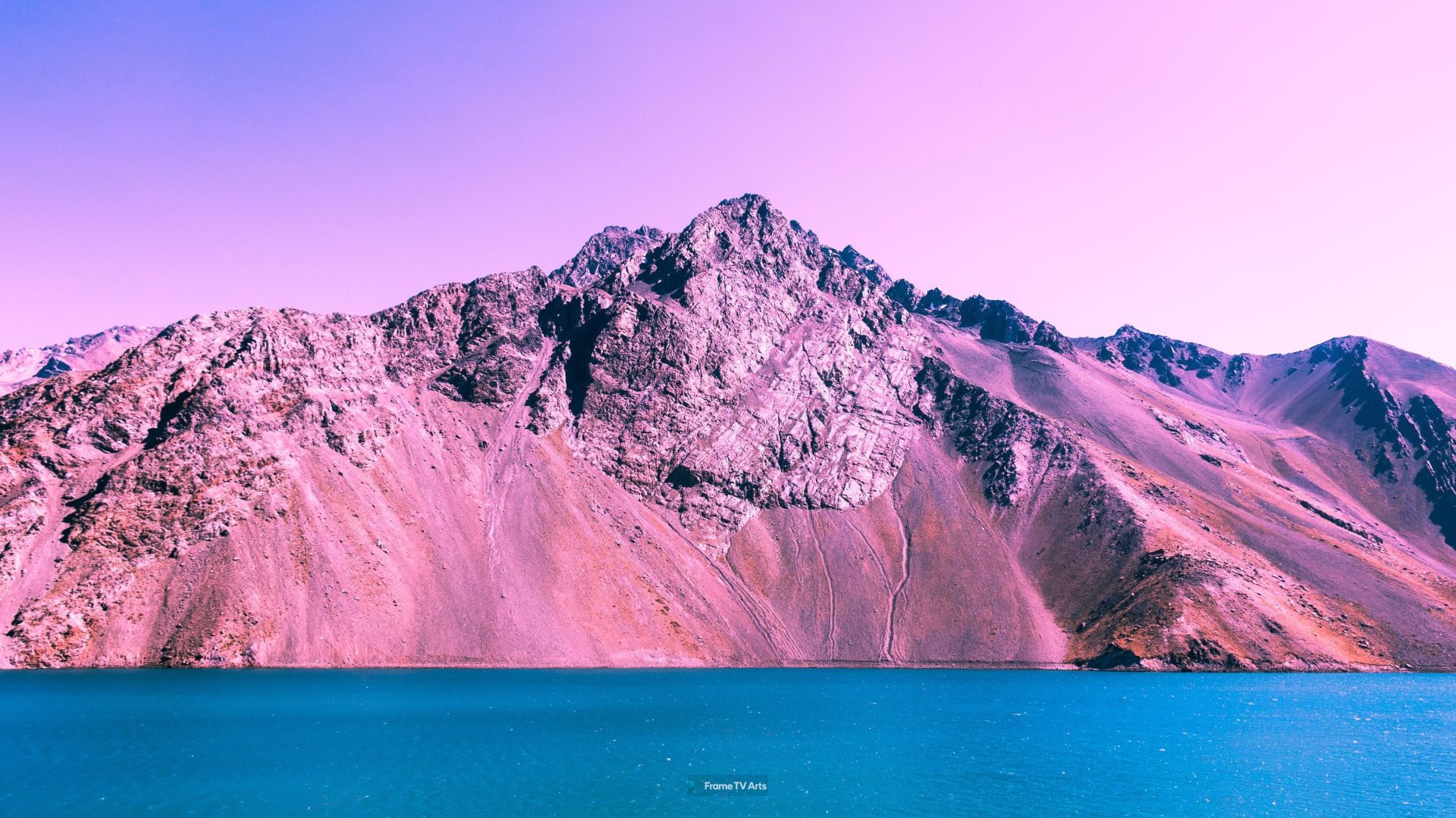 Blue Sea and Mountain — Samsung Frame TV art