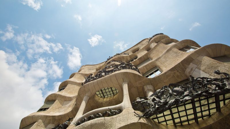 Casa Milà and Blue Sky — Samsung Frame TV art