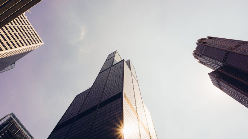 Sun glare and Skyscrapers — Samsung Frame TV art