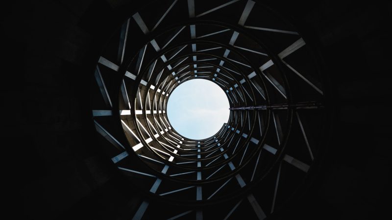 Round architect and Sky — Samsung Frame TV art
