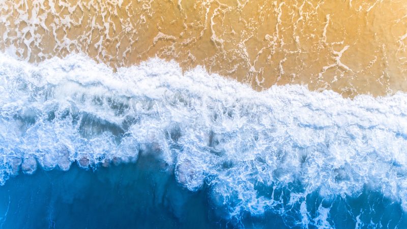 bird’s eyeview of seashore — Samsung Frame TV art