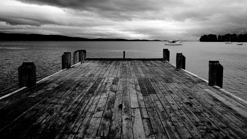 Jetty and Ocean — Samsung Frame TV art
