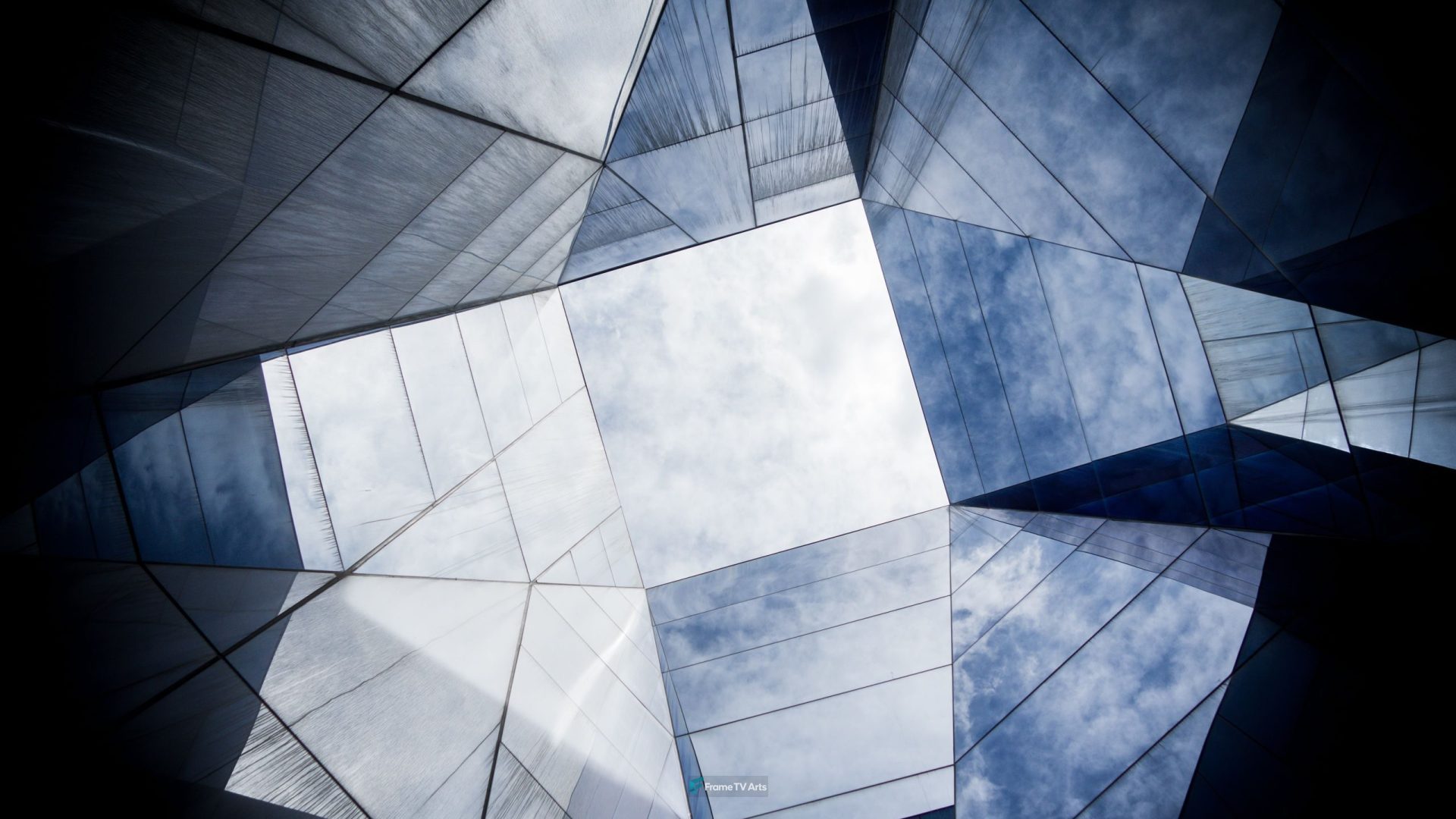 Geometric Building — Samsung Frame TV art
