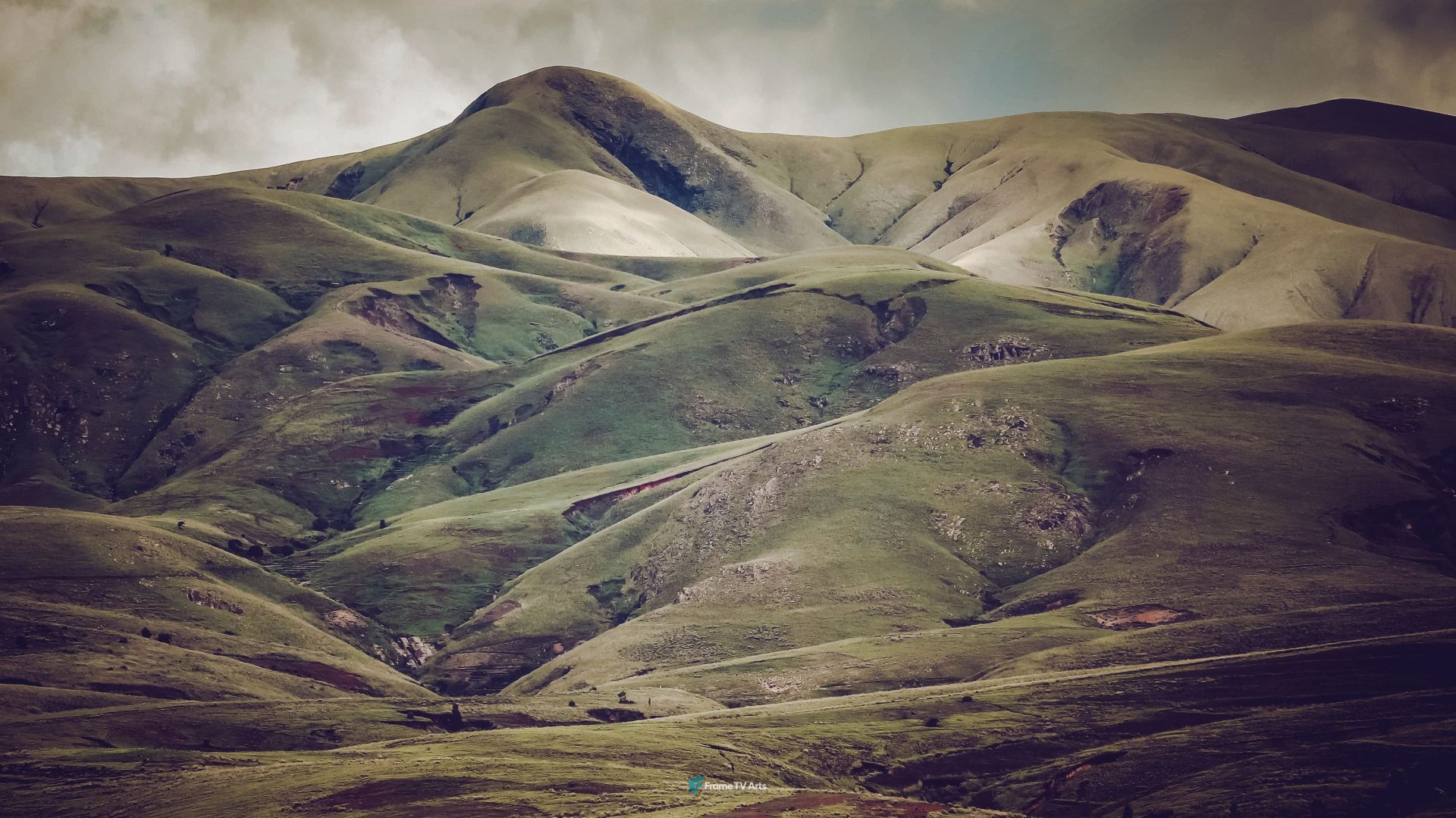 Green mountains — Samsung Frame TV art