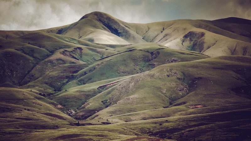 Green mountains — Samsung Frame TV art