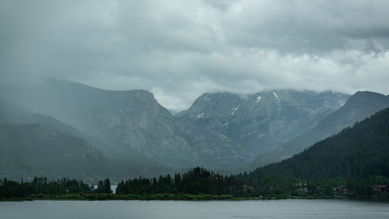 Lake and Foggy Mountains — Samsung Frame TV art