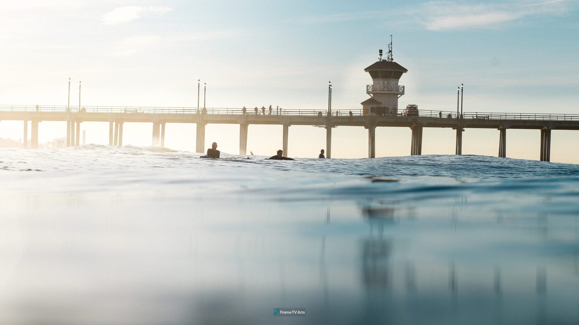 Bridge and Ocean — Samsung Frame TV art
