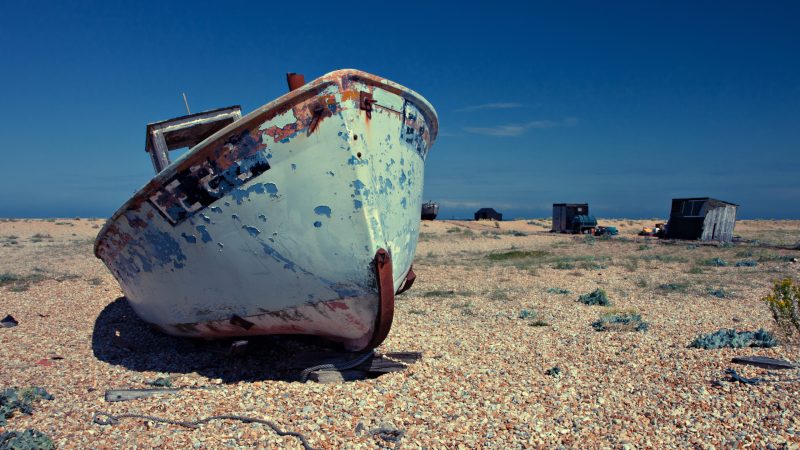 Abandoned Boat Free Stock Photo — Samsung Frame TV art