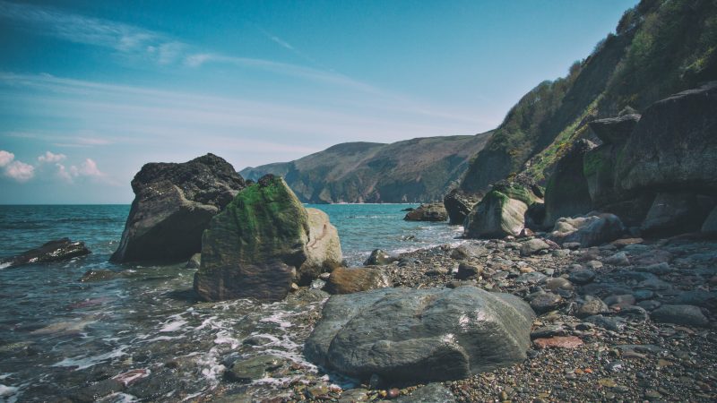 Devon Seascape Free Stock Photo — Samsung Frame TV art