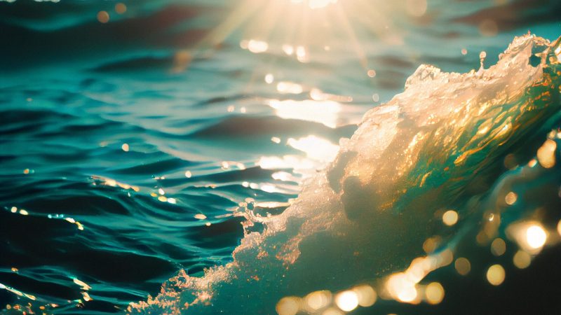 A wave in the water — Samsung Frame TV art