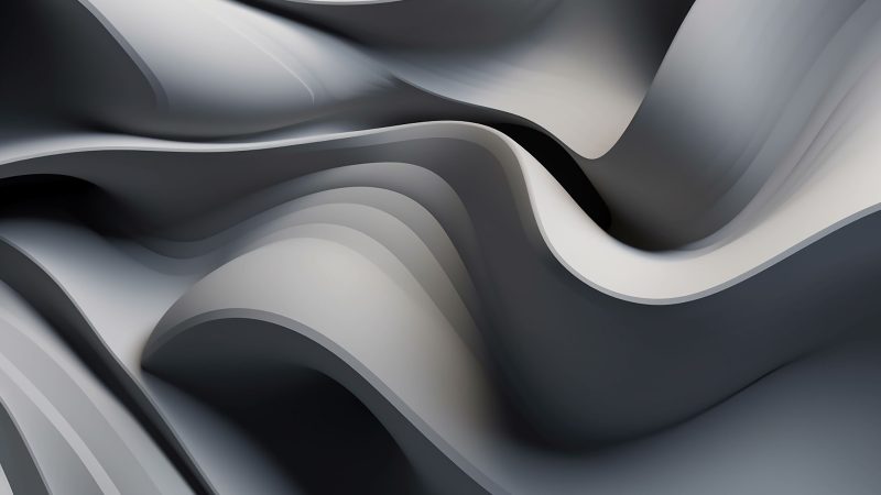 A close up of a white and grey wavy surface — Samsung Frame TV art