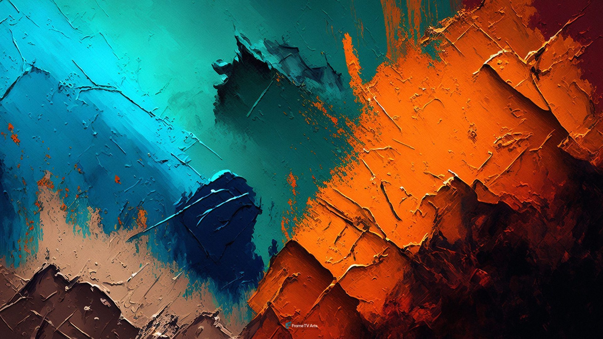 A close up of a painting — Samsung Frame TV art