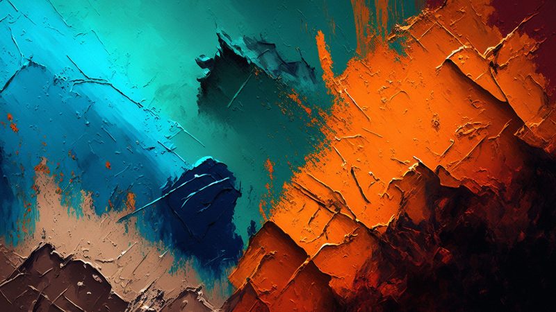 A close up of a painting — Samsung Frame TV art