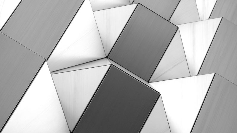 Abstract pattern of metallic pyramid shapes — Samsung Frame TV art