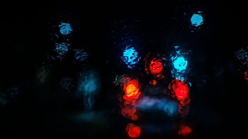 Abstract colorful reflections in water — Samsung Frame TV art