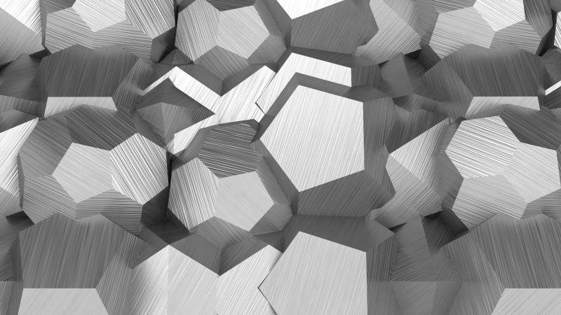 Geometric abstract pattern in grayscale — Samsung Frame TV art