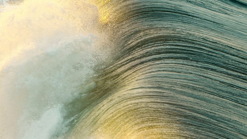 Abstract patterns of ocean waves — Samsung Frame TV art