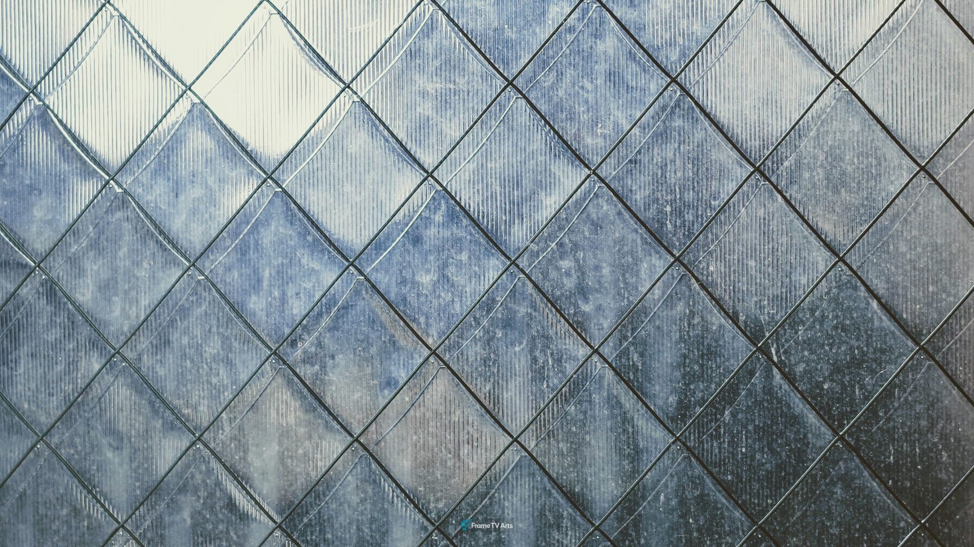 Patterned frosted glass texture with a diamond design — Samsung Frame TV art